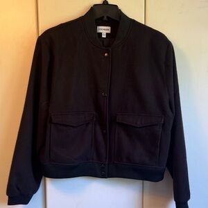 Steve Madden Classic Black Bomber Jacket